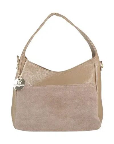 Laura Di Maggio Woman Handbag Taupe Size - Leather In Neutral