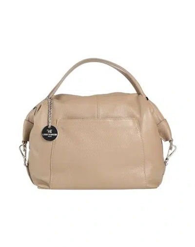 Laura Di Maggio Woman Handbag Taupe Size - Leather In Brown