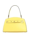 Laura Di Maggio Woman Handbag Yellow Size - Leather