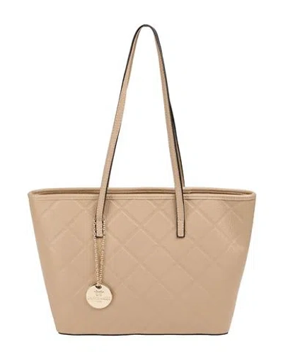 Laura Di Maggio Woman Shoulder Bag Beige Size - Leather