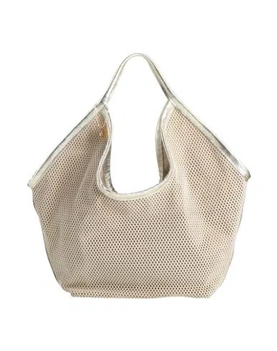 Laura Di Maggio Woman Shoulder Bag Beige Size - Leather In Sand