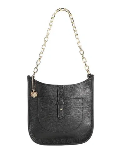 Laura Di Maggio Woman Shoulder Bag Black Size - Calfskin
