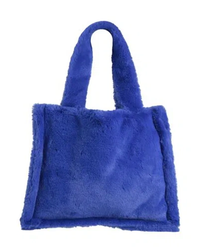Laura Di Maggio Woman Shoulder Bag Blue Size - Leather