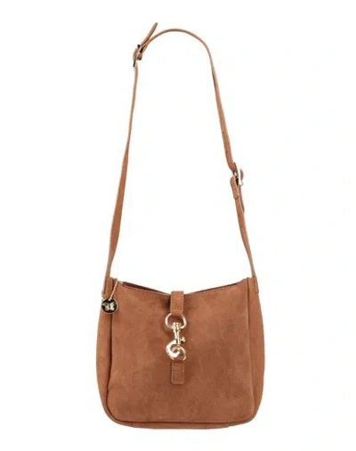 Laura Di Maggio Woman Shoulder Bag Brown Size - Leather