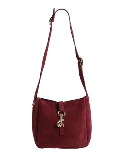 Laura Di Maggio Woman Shoulder Bag Garnet Size - Leather In Red