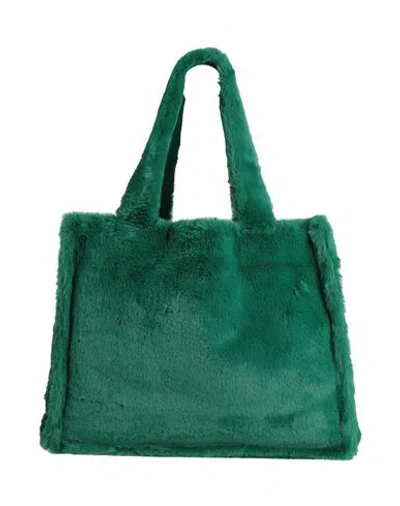 Laura Di Maggio Woman Shoulder Bag Green Size - Leather