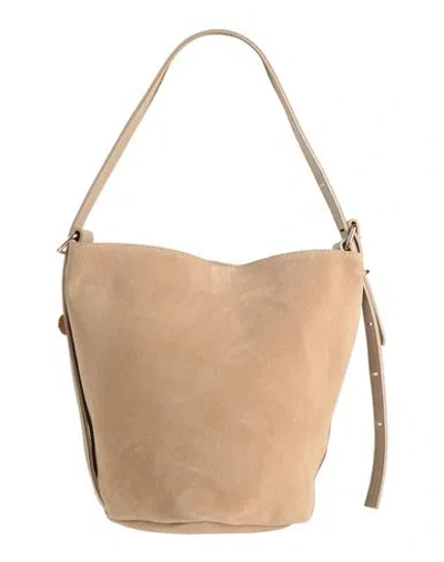 Laura Di Maggio Woman Shoulder Bag Sand Size - Leather