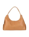 Laura Di Maggio Woman Shoulder Bag Tan Size - Leather In Brown