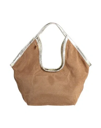 Laura Di Maggio Woman Shoulder Bag Tan Size - Leather In Brown