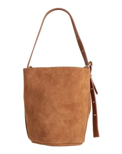 Laura Di Maggio Woman Shoulder Bag Tan Size - Leather In Brown