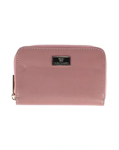 Laura Di Maggio Woman Wallet Pastel Pink Size - Leather