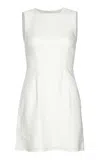 Laura Garcia Georgie Sleeveless Linen Mini Dress In White