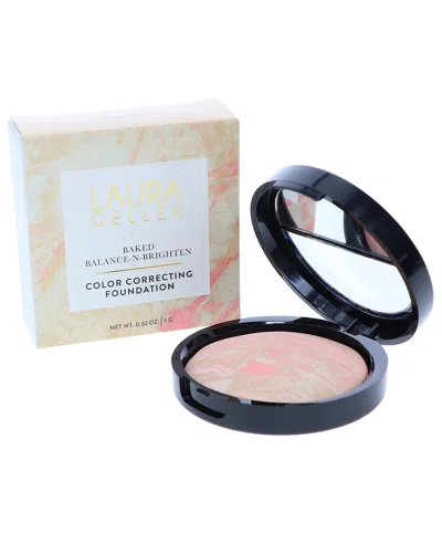 Laura Geller 0.32oz Baked Balance-n-brighten Color Correcting Foundation Porcelain In Transparent