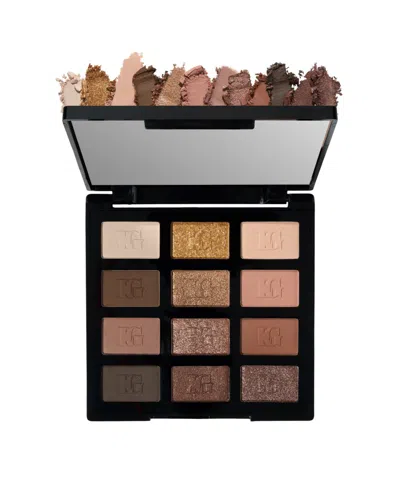 Laura Geller Beauty Nude Attitude Shift Into Neutral 12 Multi-finish Eyeshadows, 0.4 Oz.