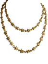 Laura Gray Women's 80s Brushed Gold Star Necklace In Gold