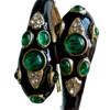 Laura Gray Women's Black Double Headed Snake Bracelet