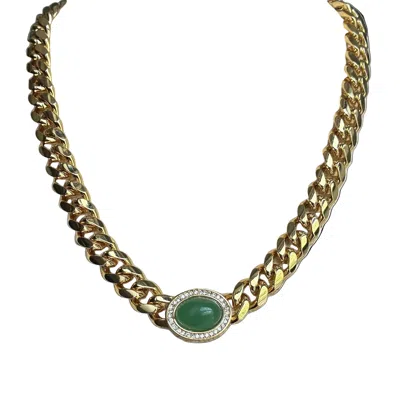 Laura Gray Women's Harlow Curb Chain Carnelian, Lapis & Aventurine - Red