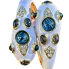 Laura Gray Women's White Double Headed Snake Bracelet