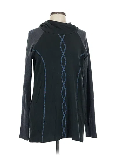 Pre-owned Laura Hlavac Turtleneck Sweater In Black