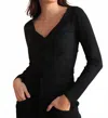 Laura Laval Paris Simple Knot Sweater In Black In Black