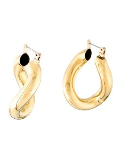 Pre-owned Laura Lombardi Anima Hoop Earrings In Multi
