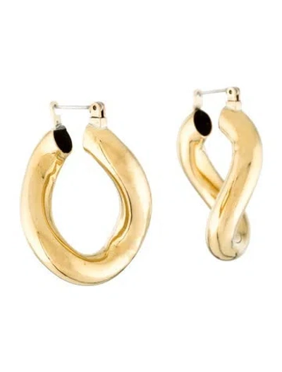 Pre-owned Laura Lombardi Anima Hoop Earrings In Multi