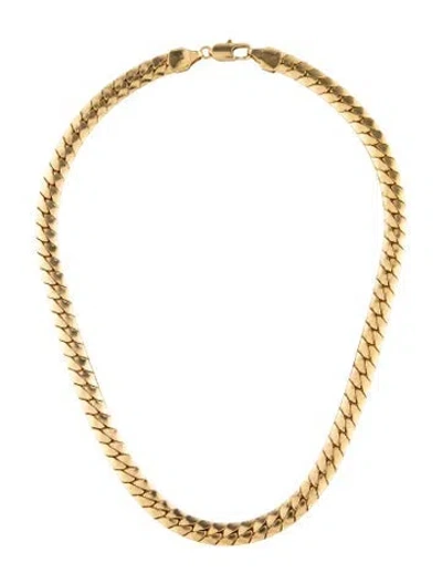 Pre-owned Laura Lombardi Chain Necklace, 16" In Multicolor