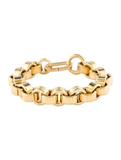 Pre-owned Laura Lombardi Claudia Link Bracelet, 6.5" In Multi