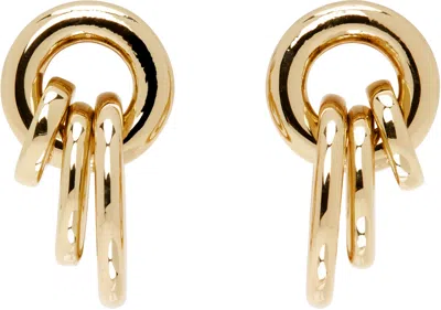 Laura Lombardi Gold Aria Earrings