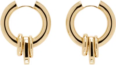 Laura Lombardi Gold Genna Earrings