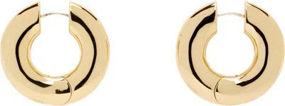Laura Lombardi Gold Large Terra Hoop Earrings