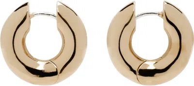 Laura Lombardi Gold Medium Terra Hoop Earrings