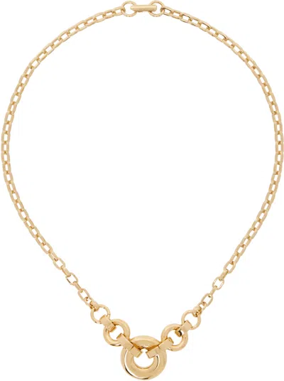 Laura Lombardi Gold Pezza Necklace
