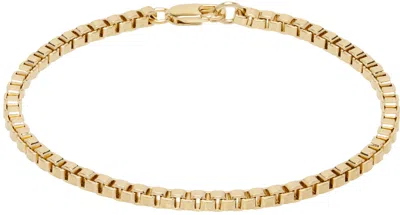 Laura Lombardi Gold Venezia Bracelet In Brass