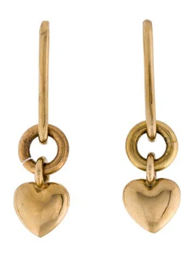 Pre-owned Laura Lombardi Ilaria Charm Drop Earrings In Multi