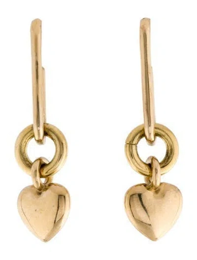 Pre-owned Laura Lombardi Ilaria Charm Drop Earrings In Multi