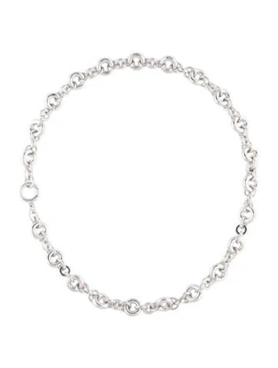 Pre-owned Laura Lombardi Isola Chain Necklace, 18.5" In Multi