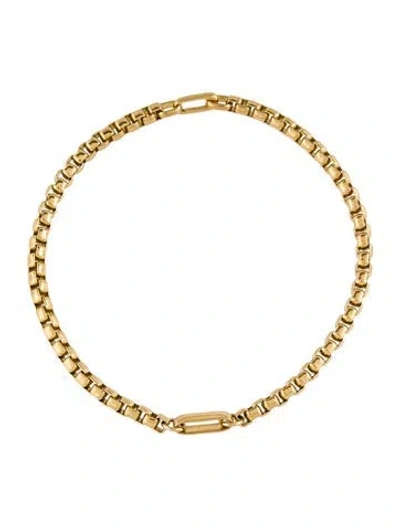 Pre-owned Laura Lombardi Lella Chain Necklace, 15.5" In Multi