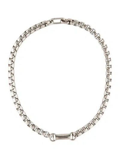 Pre-owned Laura Lombardi Lella Chain Necklace, 15.5" In Multi