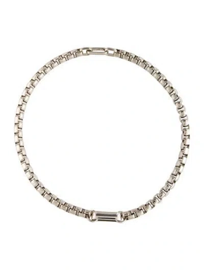 Pre-owned Laura Lombardi Lella Chain Necklace, 15.5" In Multicolor