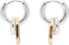 Laura Lombardi Silver & Gold Fara Earrings In Two Tone