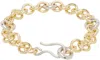 Laura Lombardi Silver & Gold Maglia Bracelet In Two Tone