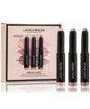 Laura Mercier 3-pc. Creme De La Creme Mini Caviar Stick Eye Shadow Set In Transparent