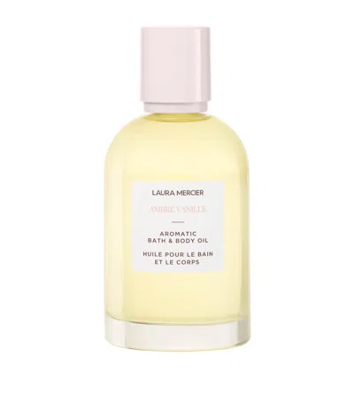 Laura Mercier Ambre Vanille Aromatic Bath & Body Oil In White