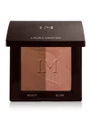 Laura Mercier Bronze Color Infusion Talc-free Matte & Luminous Duo 40 Riviera 0.3 oz / 9 G In Riviera