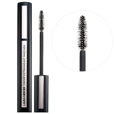 LAURA MERCIER CAVIAR EXTRAVAGANT VOLUMIZING & LENGHTHENING WATERPROOF MASCARA BLACK 0.287 OZ / 8.5 ML
