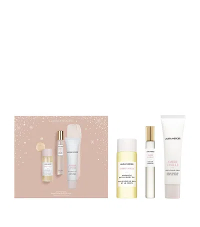 Laura Mercier Cozy Retreat Ambre Vanille Collection In White
