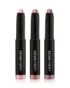 Laura Mercier Mini Creme De La Creme Caviar Stick Eyeshadow Trio Gift Set In Pink