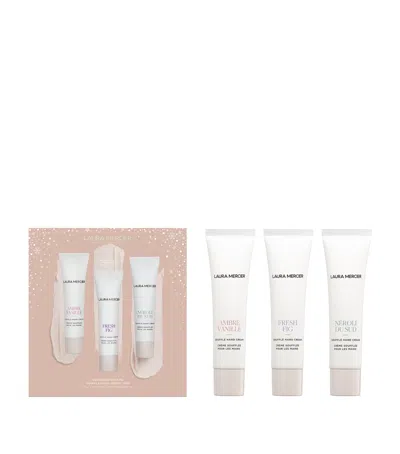 Laura Mercier Decadent Dreams Souffle' Hand Cream Trio Gift Set In White