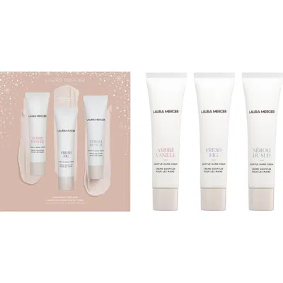 Laura Mercier Decadent Dreams Souffle Hand Cream Trio (limited Edition) $68 Value